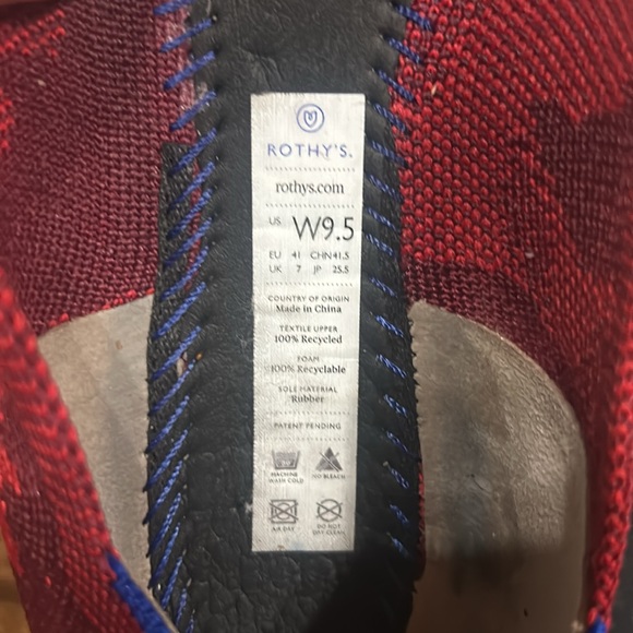 Rothy’s The Point Red Camo Pointed Toe Flats (Retired Print) - Picture 12 of 12